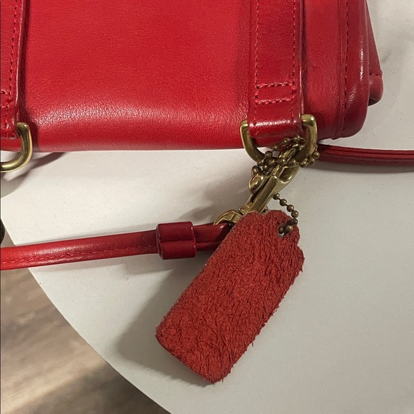 Coach Vibrant Red Crossbody Bag - Picture 5 of 6